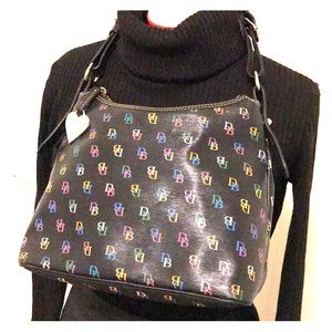 SOLD Black Multi Dooney & Bourke Comfort Leather